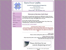 Tablet Screenshot of barndoorquilts.com